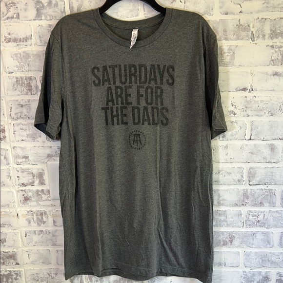 barstool Other - Barstool Men’s XL Shirt Short Sleeve Saturdays Are For The Dads T-shirt Gray